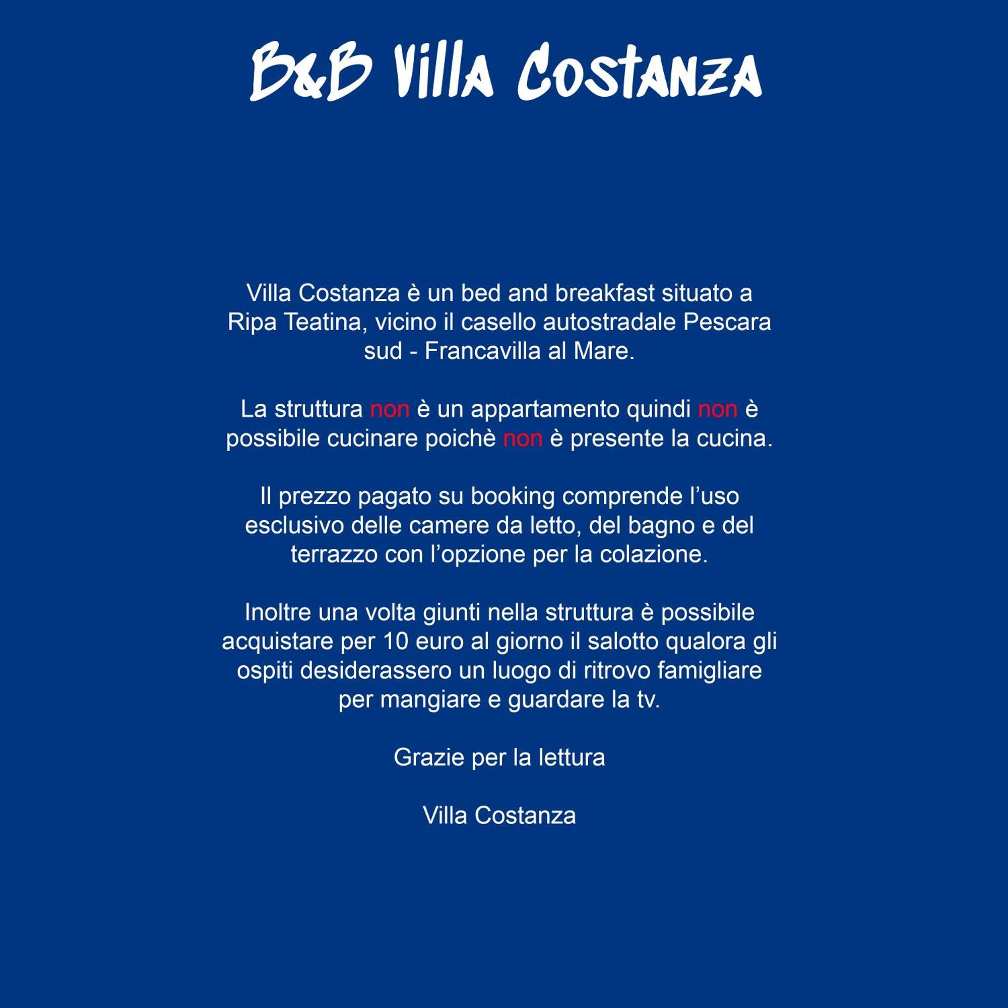 Villa Costanza Ripa Teatina Екстер'єр фото